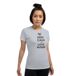 Keep Calm and love Aussee  / Kurzärmeliges T-Shirt für Damen