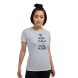 Keep Calm and love Aussee  / Kurzärmeliges T-Shirt für Damen