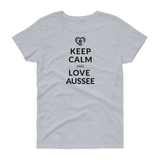 Keep Calm and love Aussee  / Kurzärmeliges T-Shirt für Damen